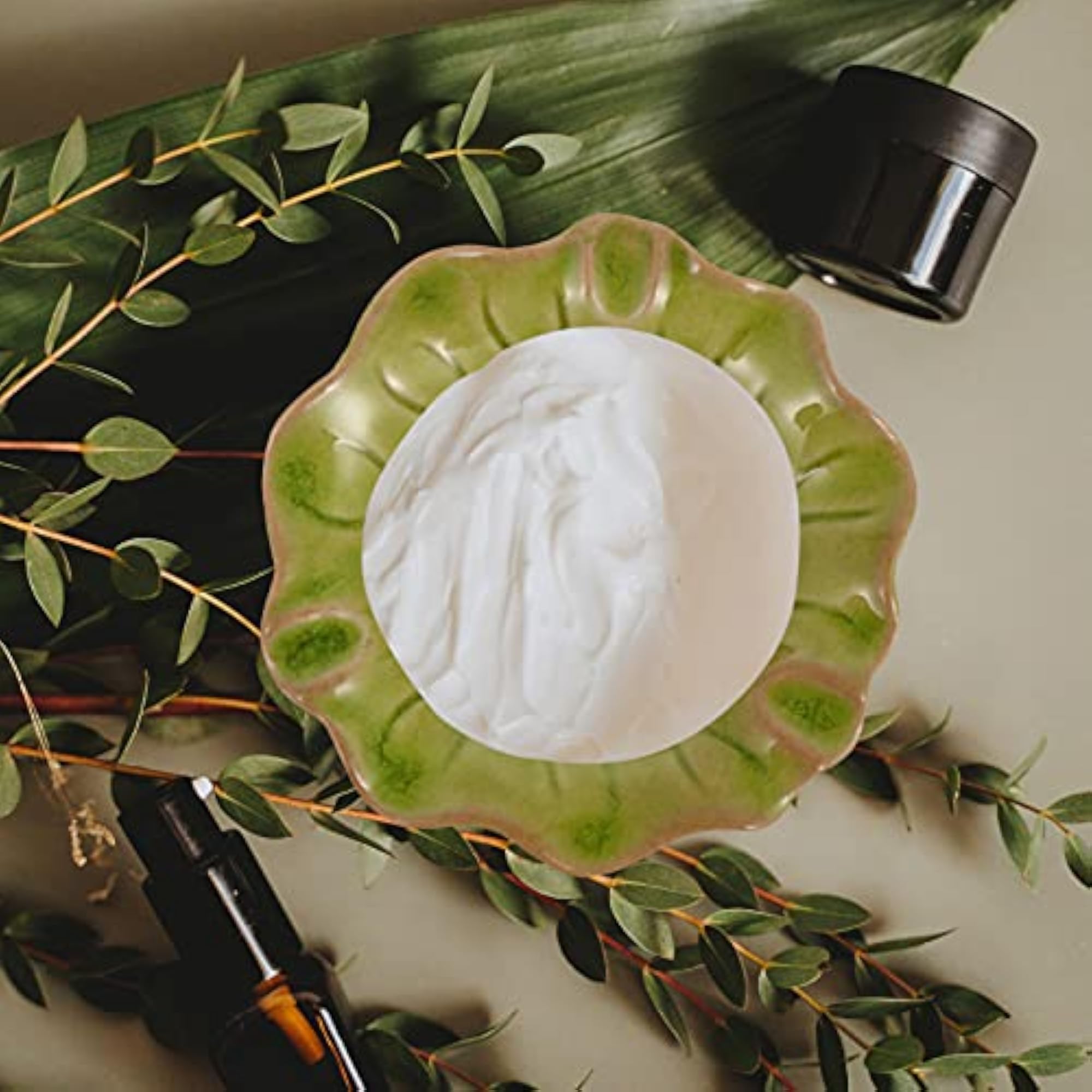 Ceramic Leaf Bowl Tray for Essential Oils Diffusing
